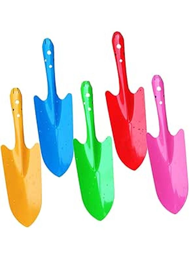 5 Piece Gardening Tool Set with Small Shovel and Trowel for Kids Planting - Image 1
