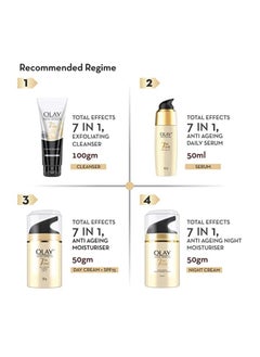 Olay Olay Face Wash Total Effects 7 In 1 Exfoliating Cleanser - 100gm  - Image 4
