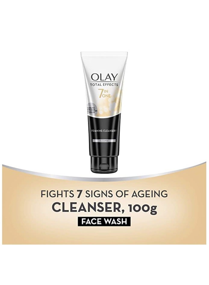 Olay Face Wash Total Effects 7 In 1 Exfoliating Cleanser - 100gm - Image 2