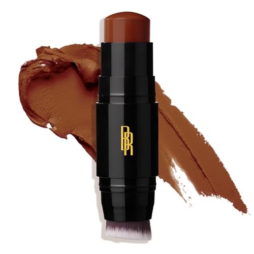 Black Radiance Color Perfect Foundation Stick with Soft Brush Applicator Duo Buildable Blendable Versatile PigmentRich Formula Espresso