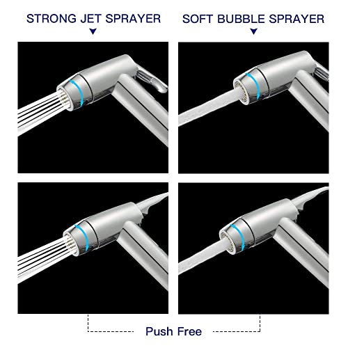 Houtingmaan Kitchen Sink Sprayer, Houtingmaan Side Sprayer, Sprayer Head Replacement,Sink Spray head,17 ADAPTERS,Sink Sprayer Chrome - Image 5