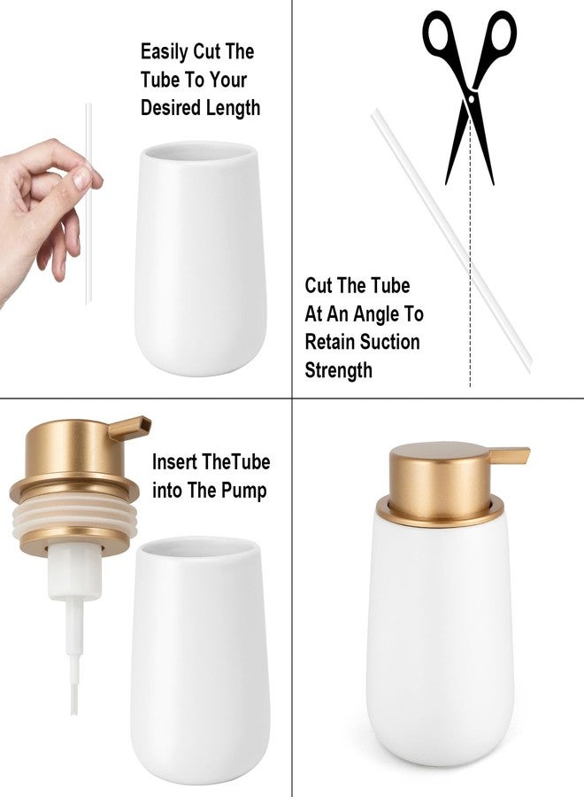 TOOZFO Foam Soap Dispenser Pump 2pcsHead Replacement Spare Plastic Pump Bathroom Countertop - Image 4