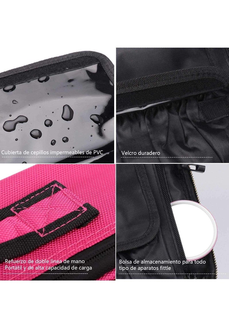 Plan A - Portable Travel Makeup Bag – Cosmetic Organizer Case with Adjustable Dividers, Perfect for Storing Makeup Brushes, Cosmetics, Nail Care Supplies, Jewelry, Accessories - Image 1