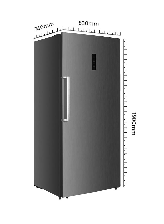 ارو 603 LTR SINGLE DOOR UPRIGHT FREEZER NOFROST, 21.2 CU.FT| High speed cooling and freezing | switchable to fridge, High quality and effective compressor | 7 years Compressor warranty| Silver color | Model Name: RO-770VNF  - Image 2