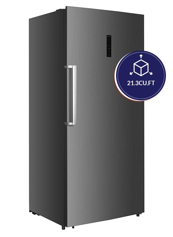 Arrow - 600 LTR SINGLE DOOR UPRIGHT FREEZER NOFROST, 21.2 CU.FT| High speed cooling and freezing | switchable to fridge, High quality and effective compressor | 7 years Compressor warranty| Silver color | Model Name: RO-770VNF - Image 1