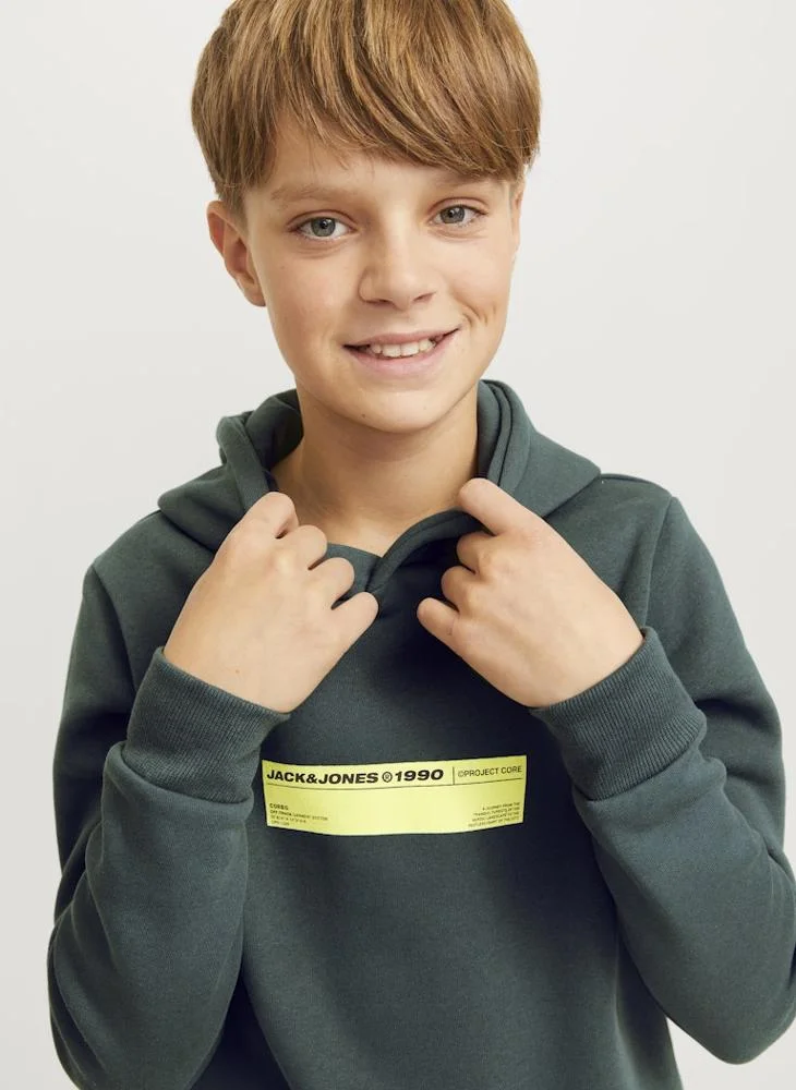 جاك وجونز جونيور Kids Graphic Print Hoodie