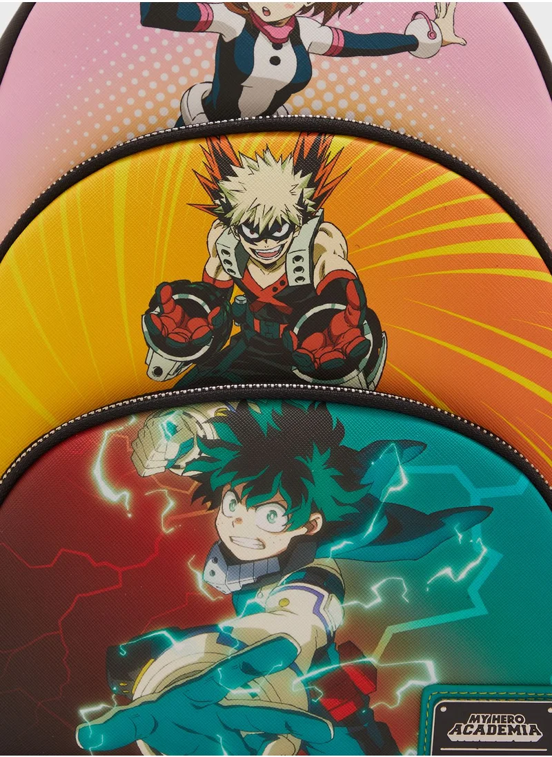 لاونج فلاي Kids Academia Triple Pocket Backpack
