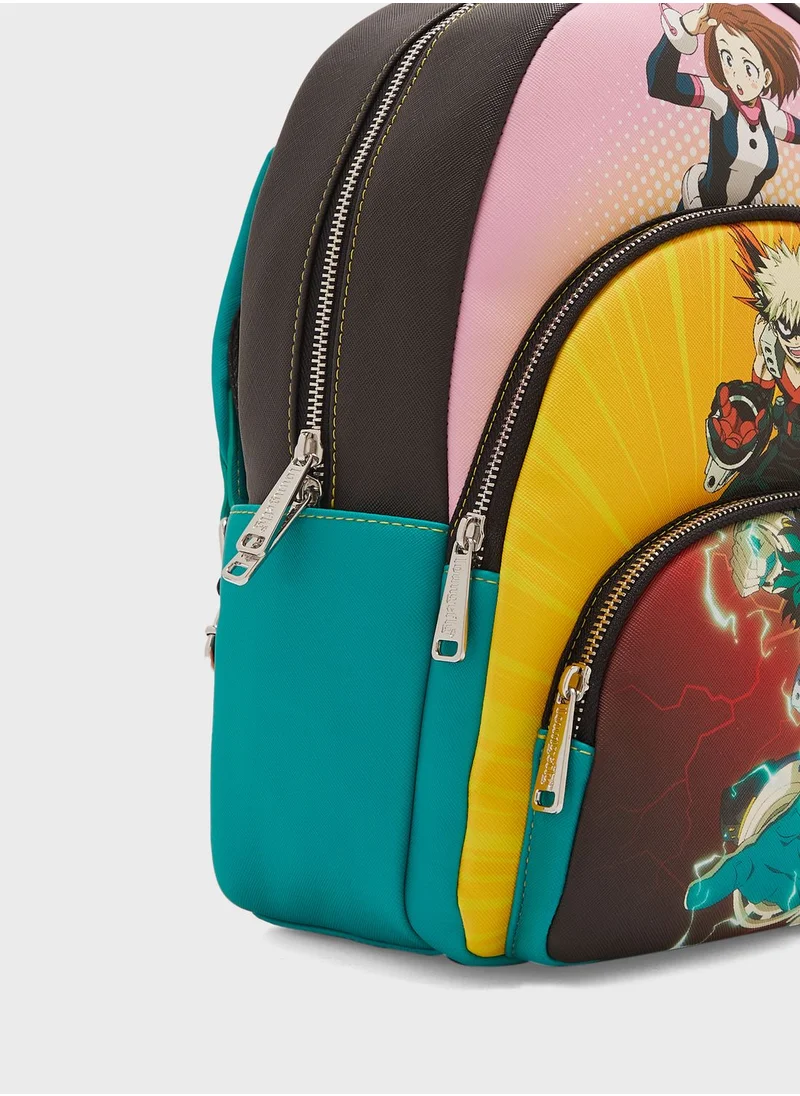 لاونج فلاي Kids Academia Triple Pocket Backpack