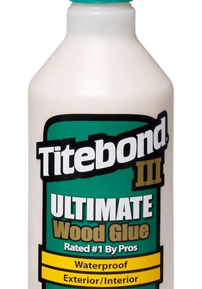 Titebond III Ultimate Wood Glue - 32 Fl Oz (946 ml) Waterproof Adhesive - Image 1
