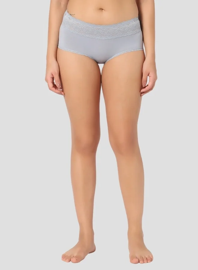 Intimate Queen Pink, Blue, Cool Grey Modal Bae Luxe Hipsters – Buttery Modal Bliss, Naturally Cooling | pH Balanced for Sensitive Skin (Pack Of 3)  | Best Price UAE
