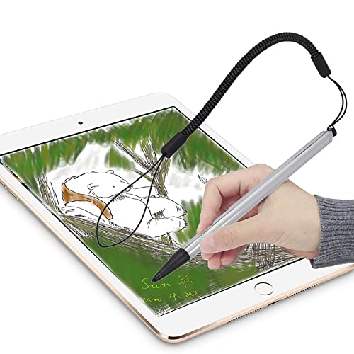 Zopsc Universal High Sensitive Resistive Pen,Fine Point Tip Pen Tips with Spring Cord for Resistive Screen Device - Image 5