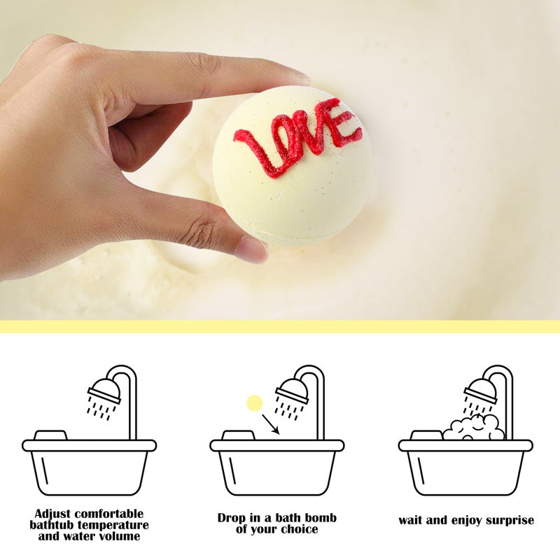Bath Salts: 4-Pack Skin Hydrating Stress Relief Aromatherapy - Rapid Fizzing Foam Relaxing Bath for Home Spa, Sleep Improvement, Gift-Giving Occasions - Image 5