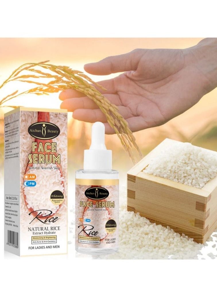 Aichun beauty Rice Facial Serum 40ml  - Image 2