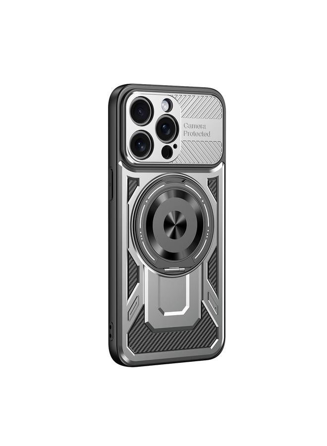 S-TOP Case For iPhone 11 Pro Armor Rotating Holder MagSafe Phone Case - Image 2