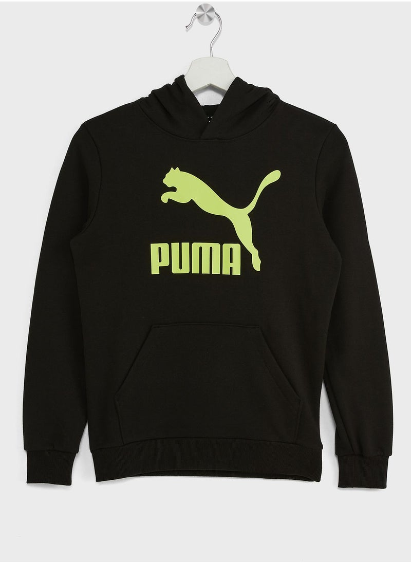 PUMA - Kids Classics Logo Hoodie - Image 1