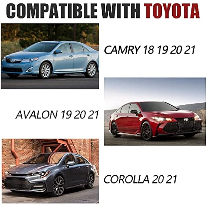 ريحني ملصق غطاء مقبض ناقل الحركة من ألياف الكربون MAKETEC ملحقات داخلية لتويوتا كامري 2022 2021 2020 2019 2018 لكورولا هاتشباك أفالون 2022 2021 2020 2019 ألياف الكربون - Image 3