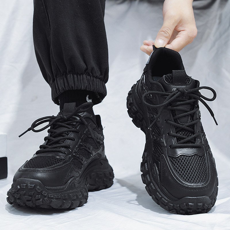 Labor Protection Shoes For Men In Autumn, Breathable And Wear-Resistant Work Shoes For Men, Casual Black Sports Shoes For Dads, Men'S Shoes - Image 2
