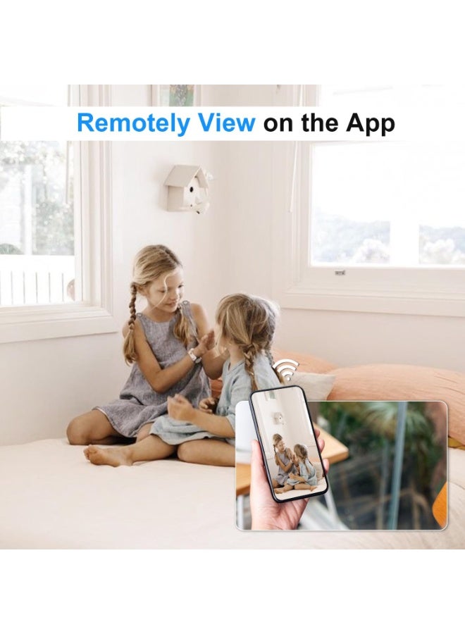 MUNTAQI HD 1080P Mini WiFi Security Camera – Wireless Small Camera with Motion Detection & Night Vision – Indoor Home Nanny Cam – Remote Live View via App – Hidden Surveillance Camera for Baby, Pet, Elderly - Image 3