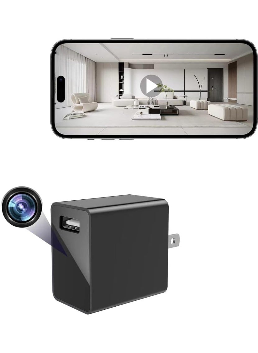 HD 1080P Mini WiFi Security Camera – Wireless Small Camera with Motion Detection & Night Vision – Indoor Home Nanny Cam – Remote Live View via App – Hidden Surveillance Camera for Baby, Pet, Elderly