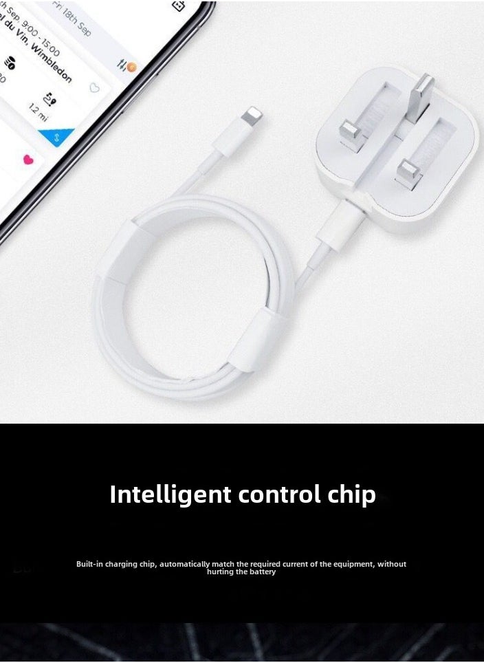 Generic - 25W USB C Super Fast Charging PD Charger, Wall Fast Charger with 1m USB C to Lightning Cable Compatible with iPhone 14/14 Pro/14 Pro Max/13/12/SE2020/11/XR/XS Max/X/iPad - Image 1