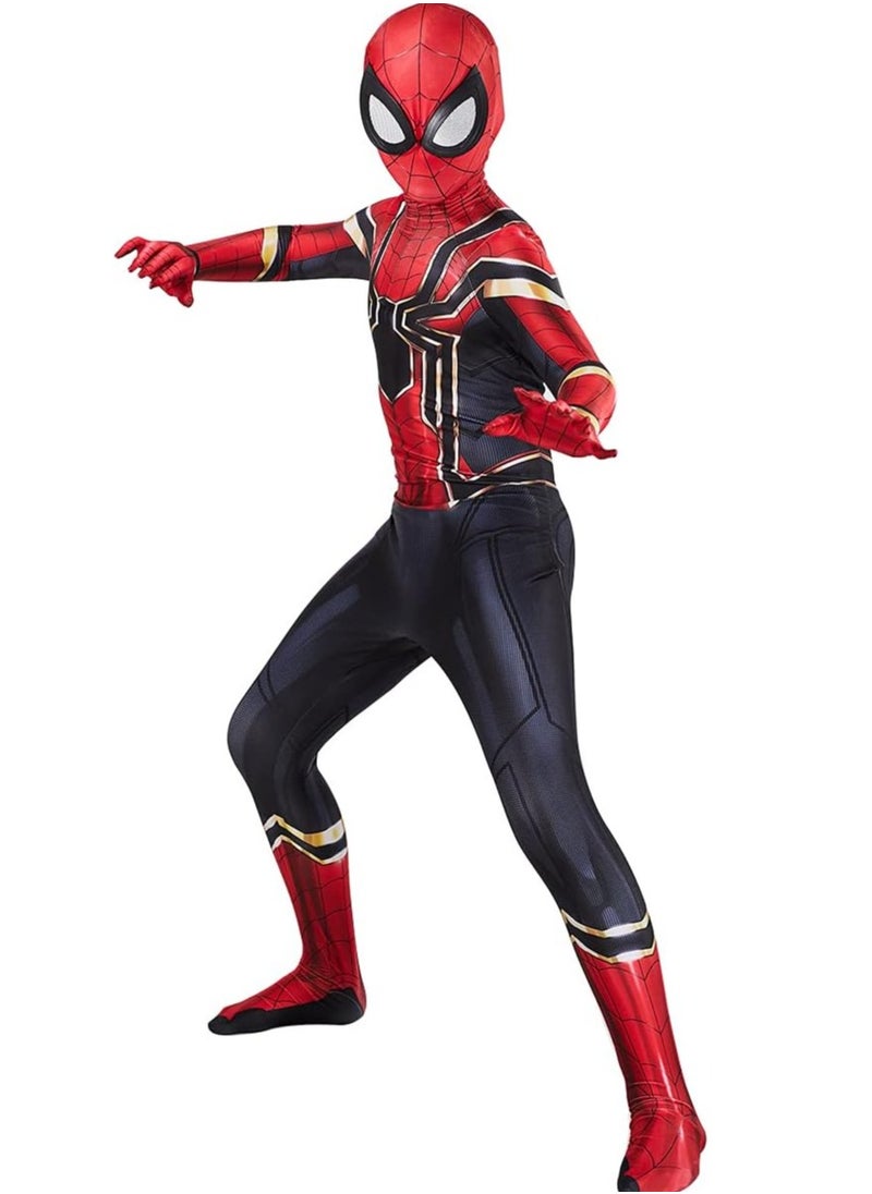 Showday KIDS Superhero Costume Bodysuit for Kids Spandex Zentai Cosplay Jumpsuit 3D Style  - Image 1