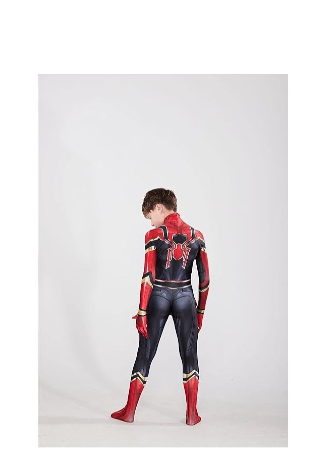 Showday KIDS Superhero Costume Bodysuit for Kids Spandex Zentai Cosplay Jumpsuit 3D Style  - Image 2