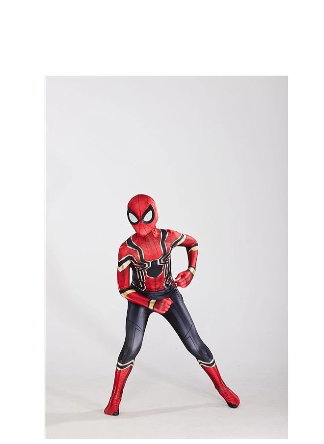Showday KIDS Superhero Costume Bodysuit for Kids Spandex Zentai Cosplay Jumpsuit 3D Style  - Image 3