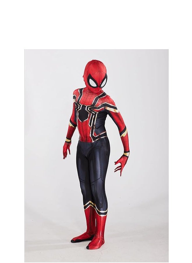 KIDS Superhero Costume Bodysuit for Kids Spandex Zentai Cosplay Jumpsuit 3D Style