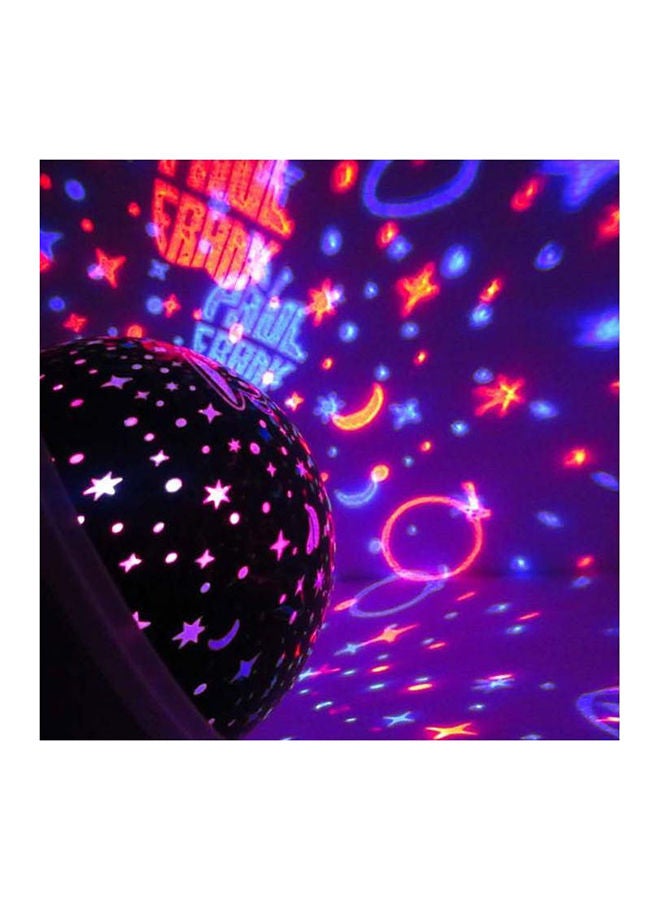 NIBEMINENT Rotary Flashing Star Moon Projector Night Light  - Image 2