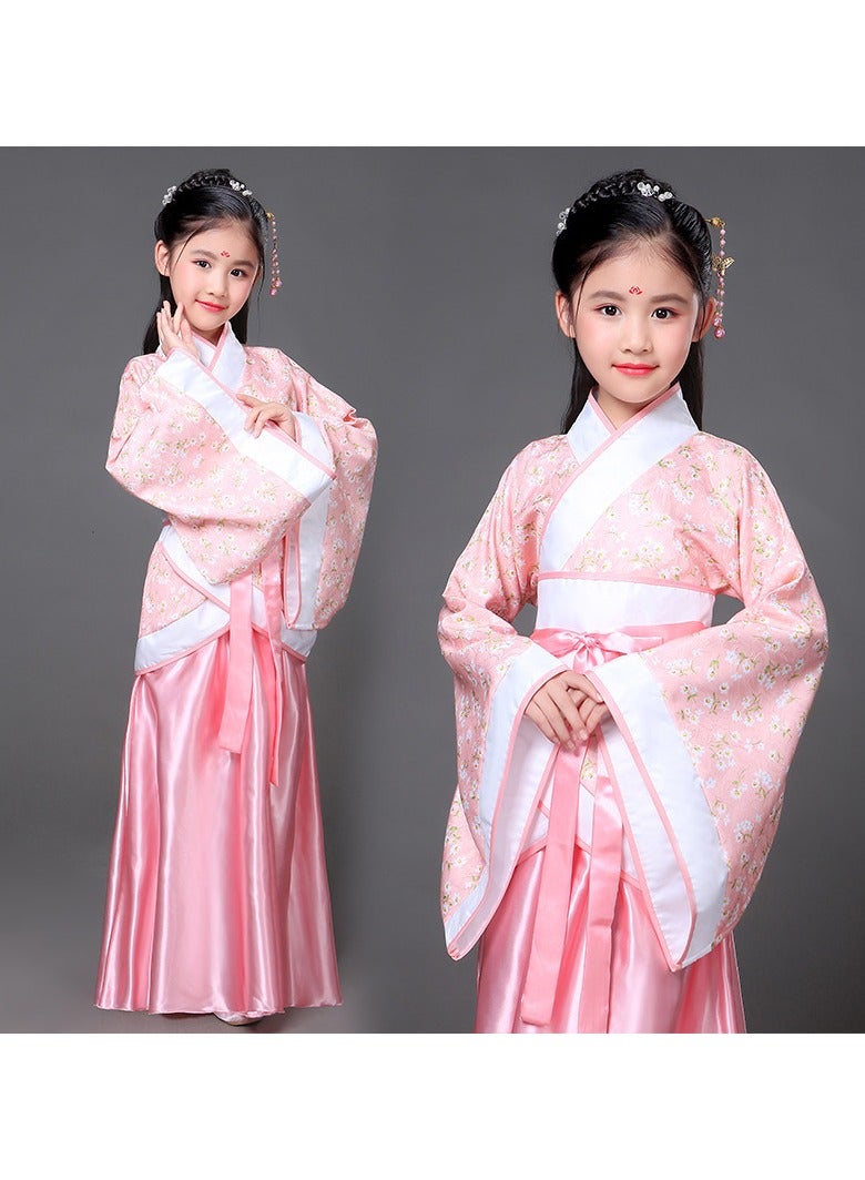 general Traditional Girl's Ancient Hanfu Costume - Elegant Princess Performance Dress for Stage, Cosplay & Cultural Events - Image 1