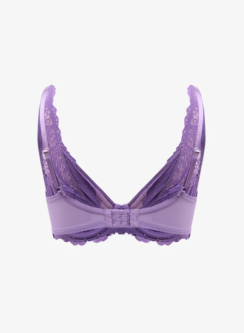 hunkemoller Lace Plunge neck bra