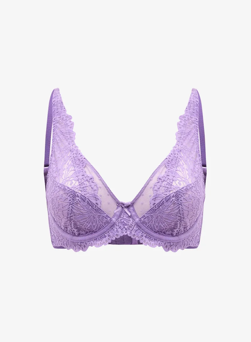 hunkemoller Lace Plunge neck bra