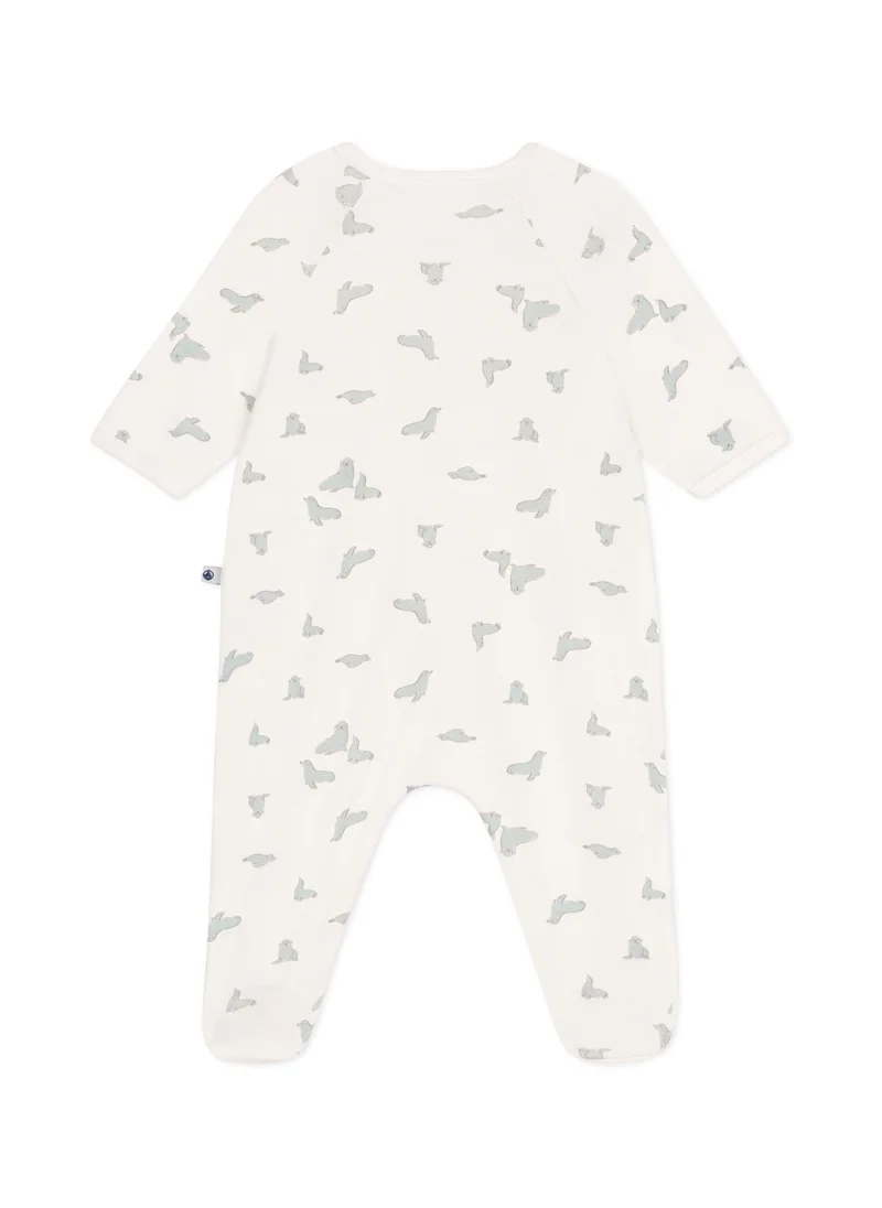 Petit Bateau Baby cotton pyjamas with seal print