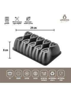 AMBOSS Amethyst Baton Black Cake Mold AMBA-0045  - Image 1