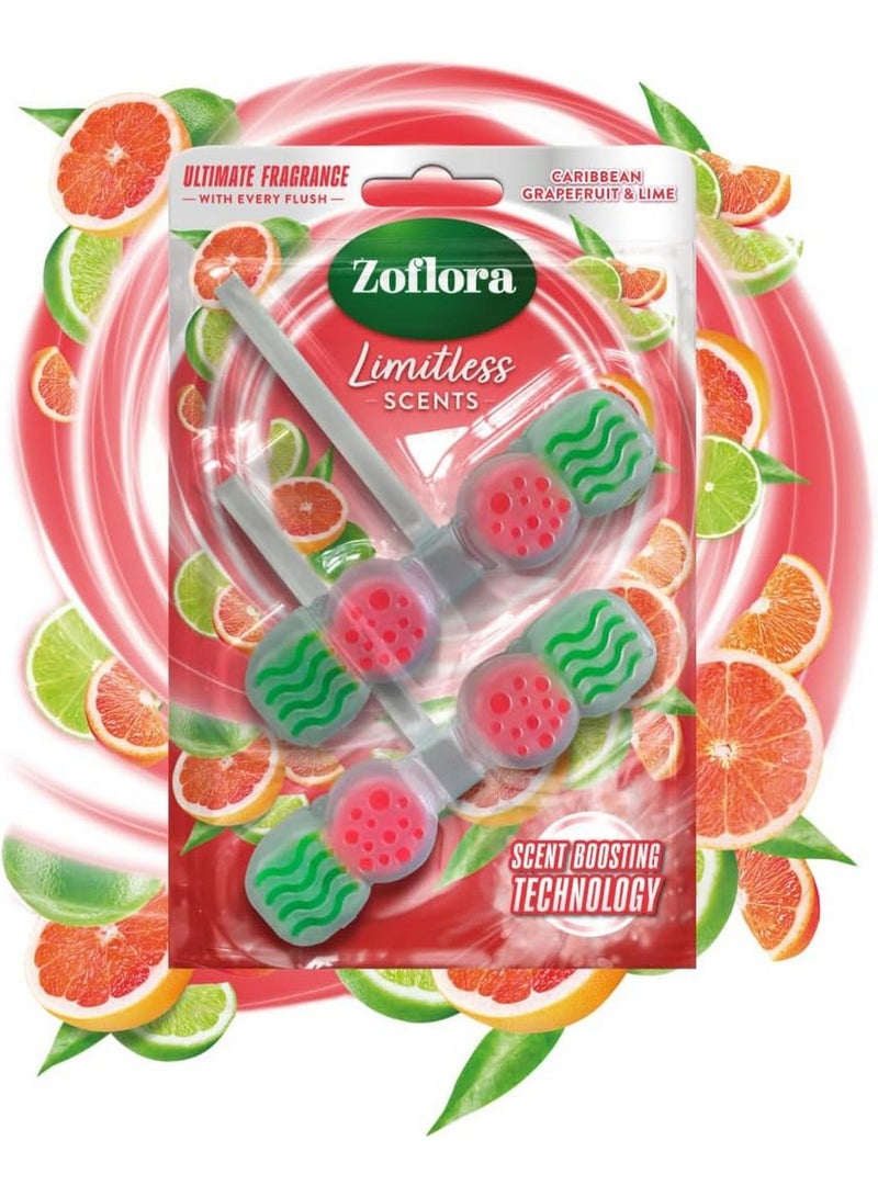 Zoflora Caribbean Grapefruit & Lime Limitless Scents Rim Block 2s - Image 2
