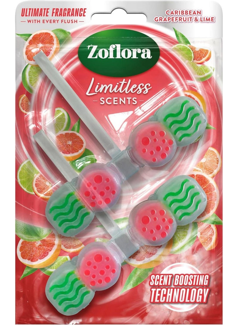 Zoflora Caribbean Grapefruit & Lime Limitless Scents Rim Block 2s - Image 1