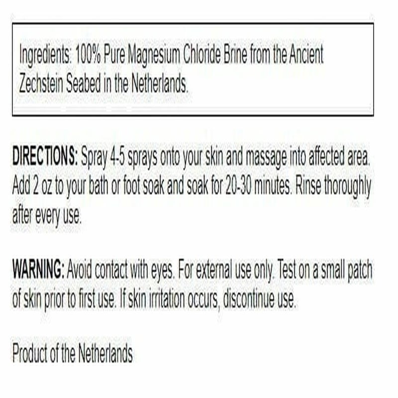 Swanson Magnesium Oil Spray Zechstein Magnesium Soothes Muscles Nourishes Skin Stress Relief Sleep Rapid Absorption Dr. Barbara Hendel's Formula 8 fl oz (237 ml) Liquid - Image 2