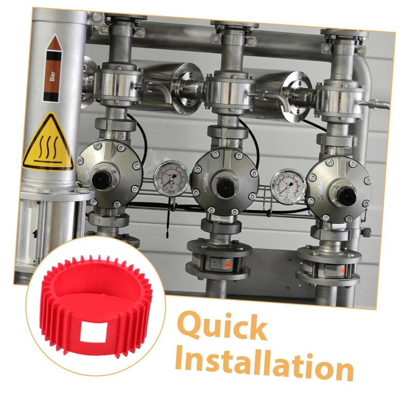 4 قطع أغطية واقية مضادة للصدمات لمقاييس منظمات الأكسجين والأسيتيلين لتقليل الاهتزاز للاستخدام الصناعي - Image 4