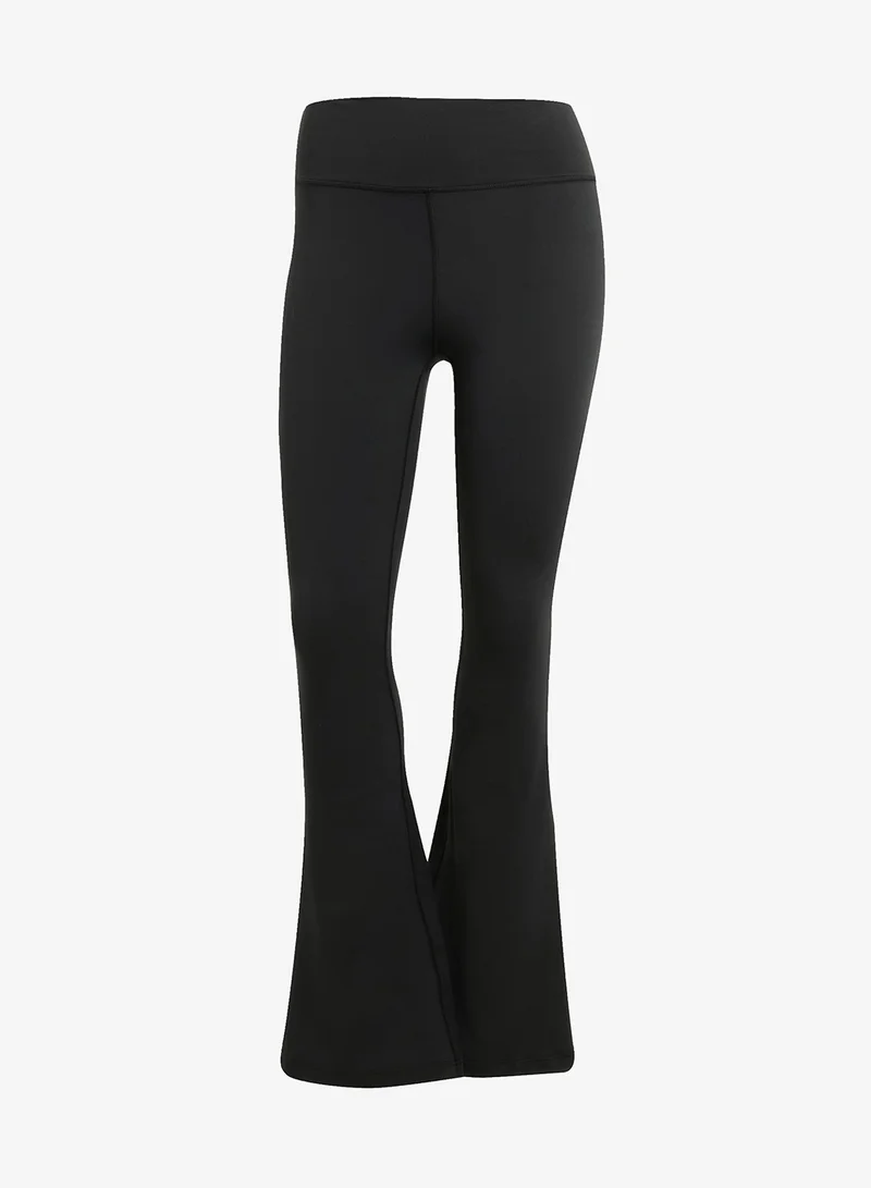 Adidas BLACK/BLACK All Me Essential Flared Trackpants for Women | Best Price UAE