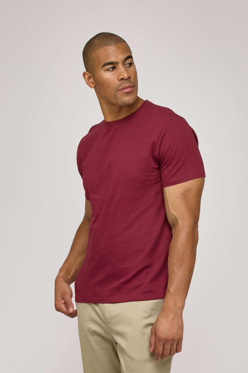 REALESSENTIALS Real Essentials 5 Pack: Menâ€™s 100% Cotton Casual T-Shirts Plain Jersey Shirts Fashion Tees (Big & Tall Available)- Set 5, XXL - Image 3