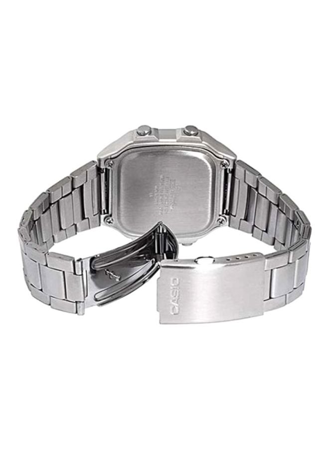 CASIO Men Water Resistant Stainless Steel Digital Watch AE 1200WHD- 1A - 42 mm - Silver - Image 2