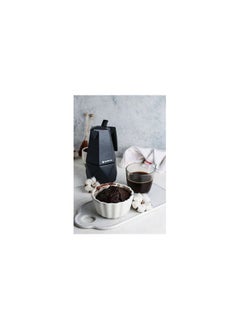 Generic Moka Pot 3 Cup is carefully crafted from sturdy cast aluminum for long-lasting durability Provides even and thorough heat distribution to enhance flavor and aroma Safety First Flip top lid features a heat-resistant handle and knob for easy and safe pouring Safety release valve controls water pressure and delivers perfectly extracted espresso every time Easy to Use Simply fill the bottom chamber with water, add ground coffee or espresso to the filter and place on the stovetop Within minutes, delicious, bubbling cups of espresso will fill your pot Remove from heat and enjoy Easy to Clean Simply rinse the parts with warm water and let dry before reassembling Compatible with all stovetops Works on all electric, ceramic and gas stovetops including propane Making it the perfect camping accessory Homemade Coffee - Make quality coffee at home in the comfort of your own home, brewed to your exact  - Image 3