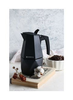 Generic Moka Pot 3 Cup is carefully crafted from sturdy cast aluminum for long-lasting durability Provides even and thorough heat distribution to enhance flavor and aroma Safety First Flip top lid features a heat-resistant handle and knob for easy and safe pouring Safety release valve controls water pressure and delivers perfectly extracted espresso every time Easy to Use Simply fill the bottom chamber with water, add ground coffee or espresso to the filter and place on the stovetop Within minutes, delicious, bubbling cups of espresso will fill your pot Remove from heat and enjoy Easy to Clean Simply rinse the parts with warm water and let dry before reassembling Compatible with all stovetops Works on all electric, ceramic and gas stovetops including propane Making it the perfect camping accessory Homemade Coffee - Make quality coffee at home in the comfort of your own home, brewed to your exact  - Image 4