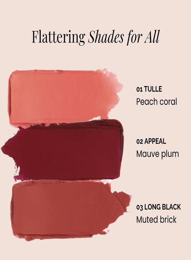 BEIGIC Flush Lip & Cheek Balm 01 Tulle - Vegan Buildable, Multiuse, Travel Sized Blush & Lip Color (0.14 fl.oz) - Peach Coral - Image 2