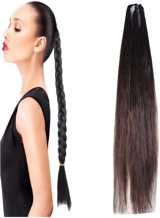 بوكسو مجموعة بوكسو من وصلات الشعر، وإكسسوارات الشعر باراندي، وتشوتي باراندي، باللون البني الداكن، عبوة من قطعة واحدة - Image 1