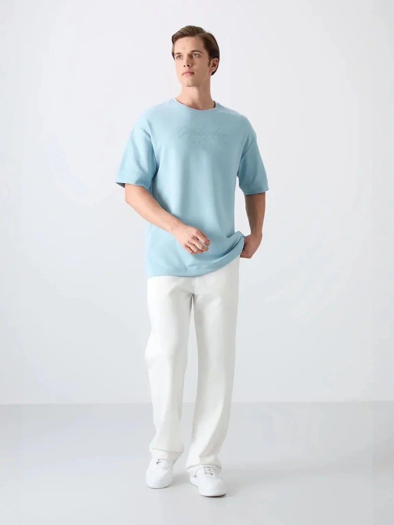 تومي لايف TOMMY Oversized Logo Crew Neck T-Shirt