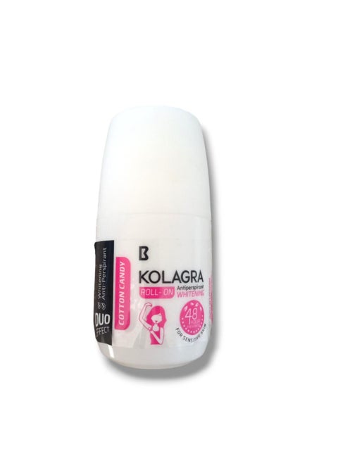 Kolagra whitening Roll on 2*1-Cotton Candy