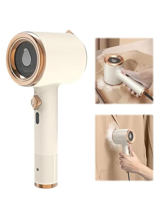 MIXDE Portable Mini Ironing Machine, Travel Mini Steam Iron, Handheld Mini Ironing Machine for Clothes, Fast Preheating Steam Dry Ironing for Home and Travel - Image 1