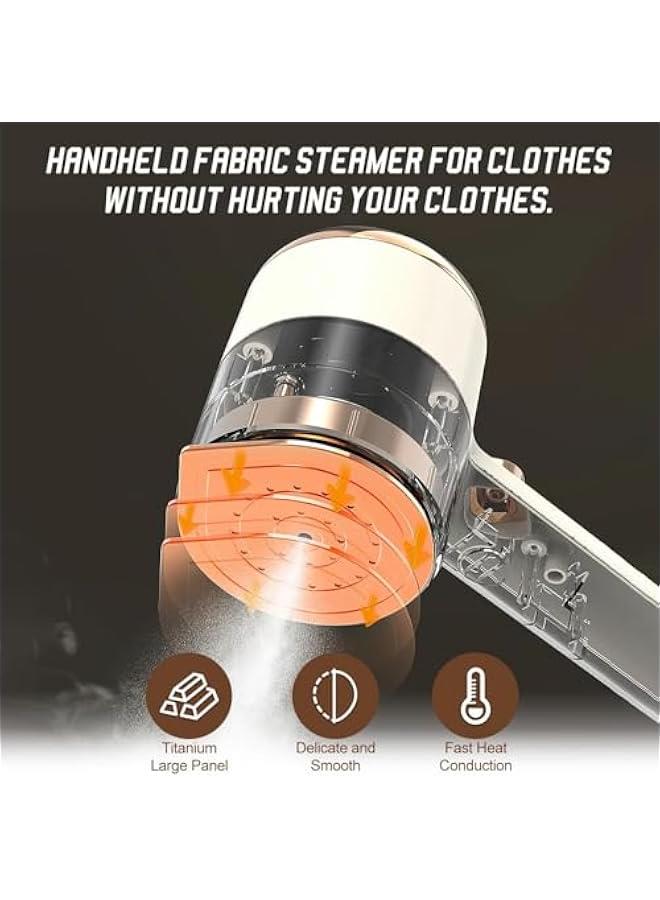 MIXDE Portable Mini Ironing Machine, Travel Mini Steam Iron, Handheld Mini Ironing Machine for Clothes, Fast Preheating Steam Dry Ironing for Home and Travel - Image 4