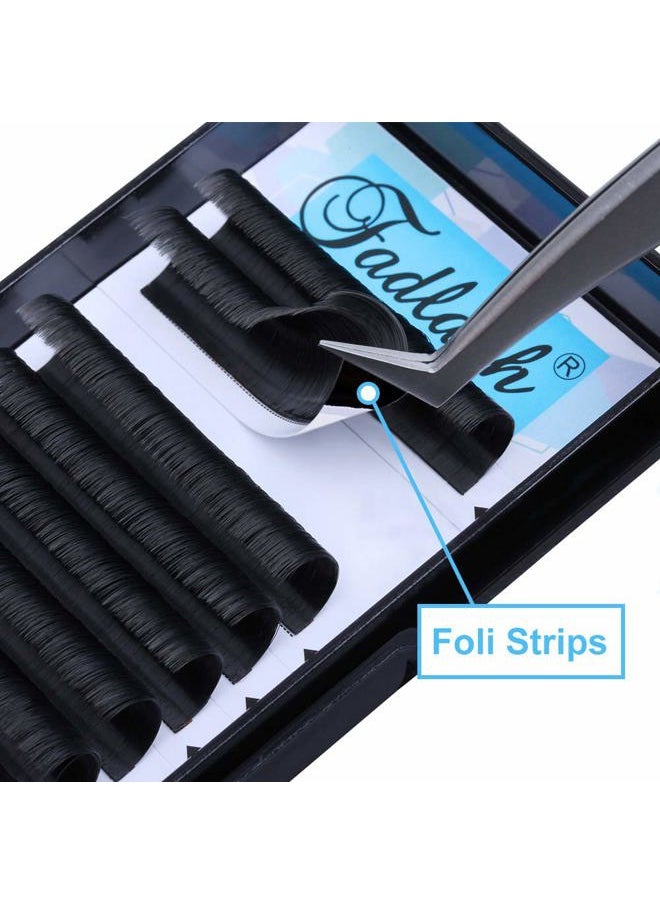FADLASH - Easy Fan Volume Lashes DD Curl 15mm 4D-20D Rapid Blooming Volume Lash Extensions Knot-free Black PBT Synthetic Soft Comfortable Eyelash Extensions - Image 1